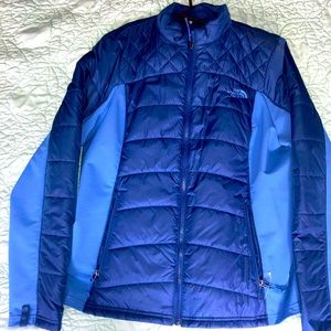 North face medium blue jacket. Only worn once.